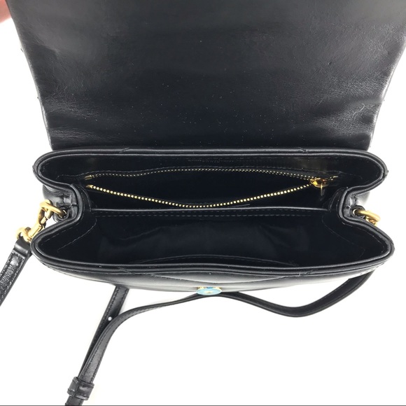 Saint Laurent Loulou Toy Matelasse Black Leather Flap-Top Shoulder Bag NWT - Picture 7 of 12